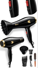 TurboGlow Pro 5000 – Secadora Profesional con Aire Frío/Caliente y Accesorios