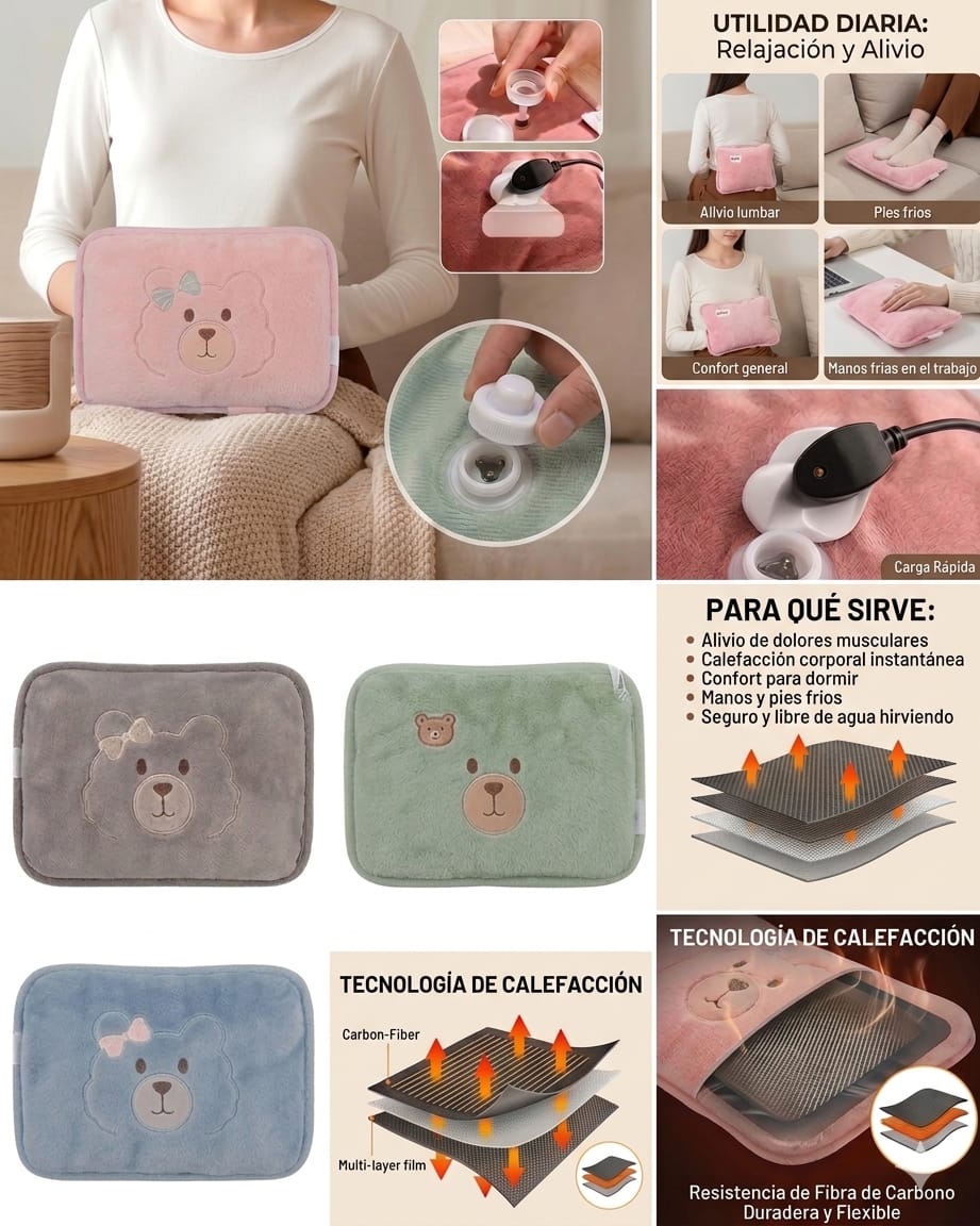 🥶Bolsa Térmica Eléctrica Recargable🔥