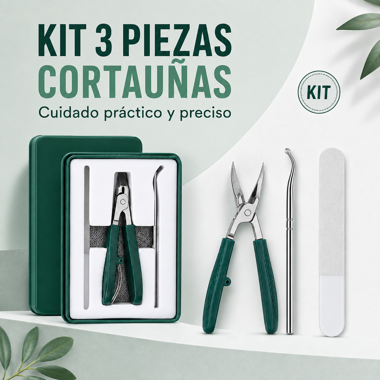 KIT PROFESIONAL CORTAÚÑAS BISELADO