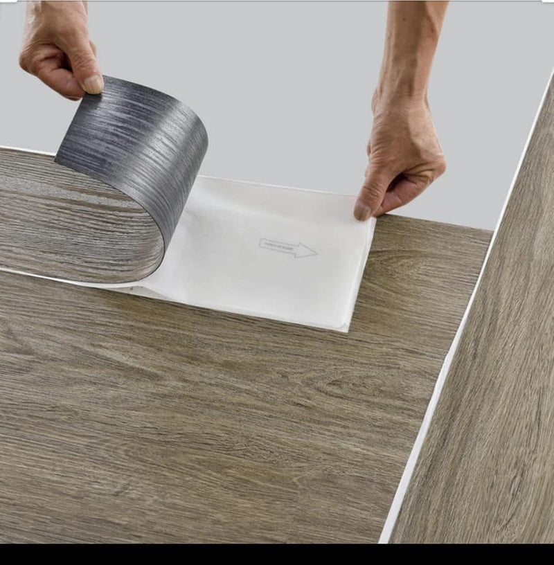 Piso Autoadhesivo de PVC de Instalación Rápida - Pack x 12