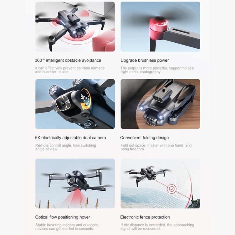 DRONE SMART 6K doble cámara HD con WIFI