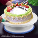 Kit de Decoración para Pasteles con Plato Giratorio - 60 PIEZAS