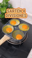 Sartén Antiadherente de 4 Divisiones