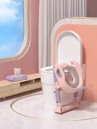 ASIENTO con Escalera ajustable ™ | Plegable y Seguro para niños