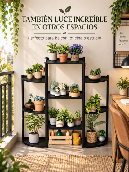 ESTANTE PLÁSTICO PARA PLANTAS DE 9 NIVELES