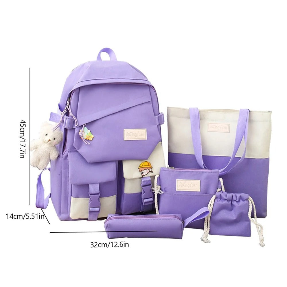 🎒 CampusMax 6-en-1 – Mochila Antirayones con Estuche y Bolsillos Inteligentes ✨