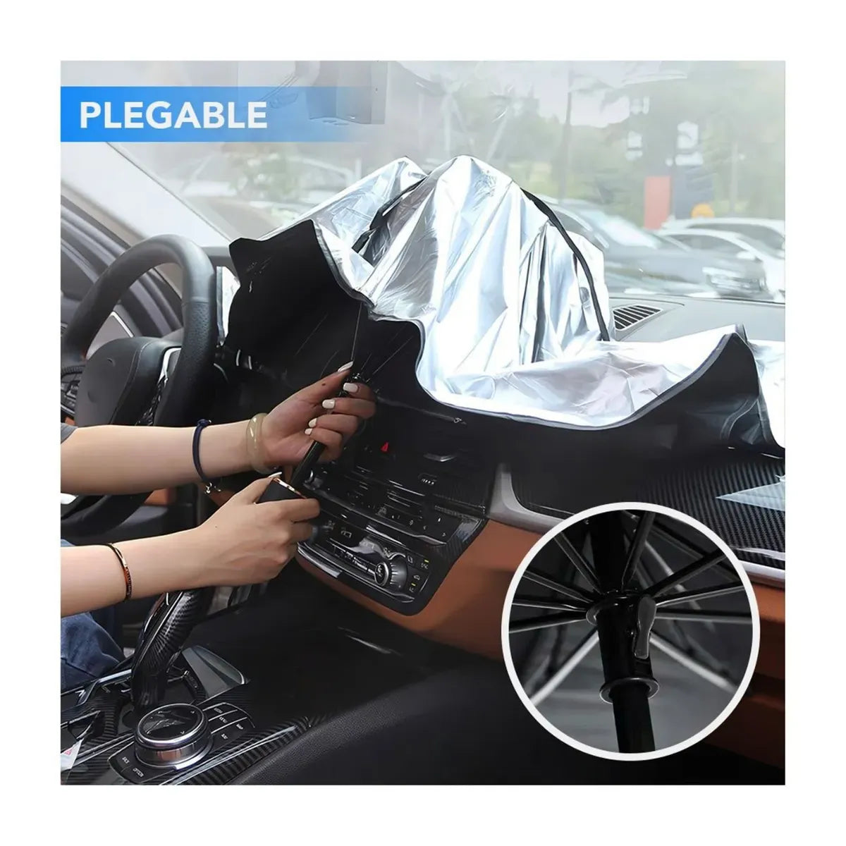 Tapasol Plegable para Parabrisas de Auto