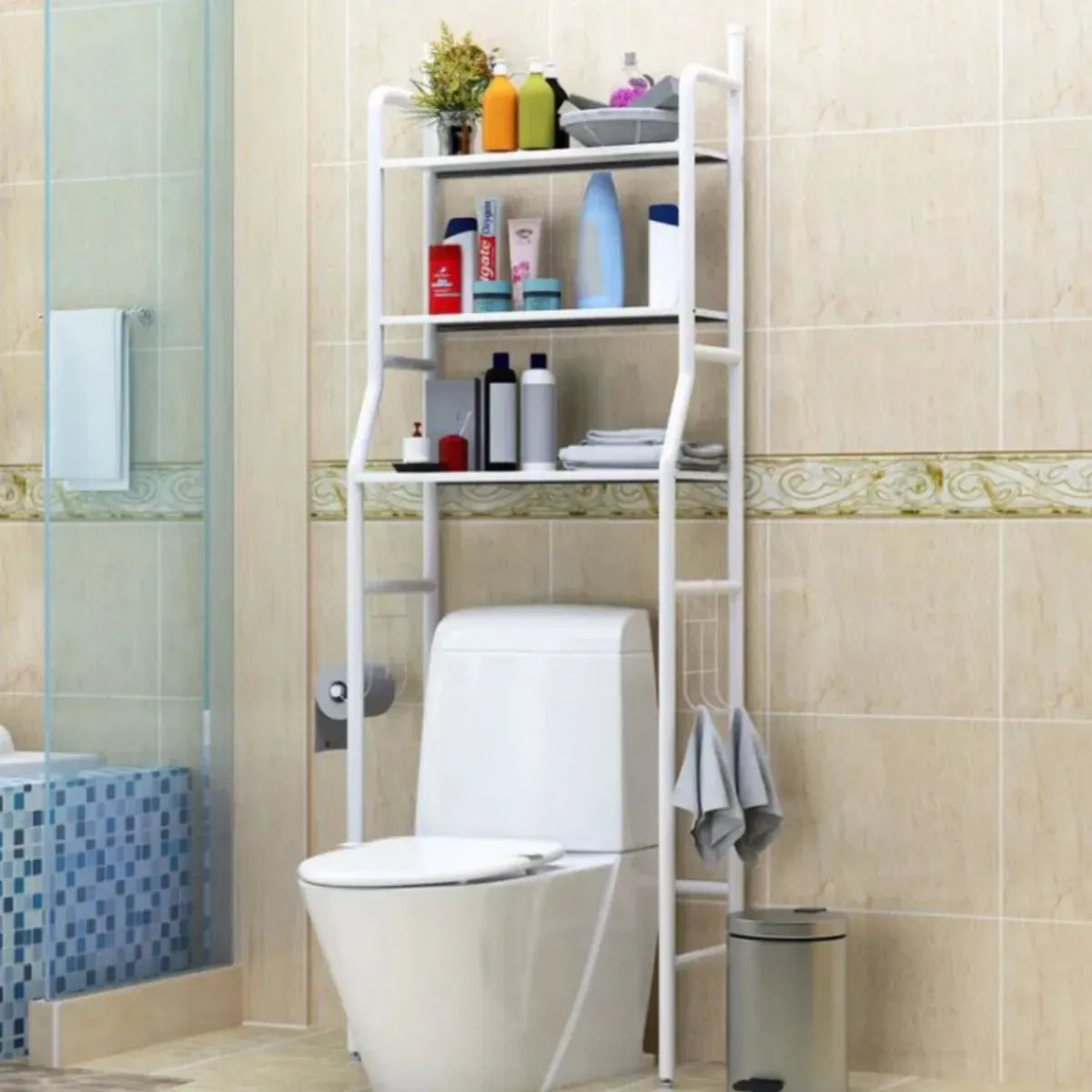 🚽 SlimSpace 3X – Organizador Vertical Inteligente para Baño💥