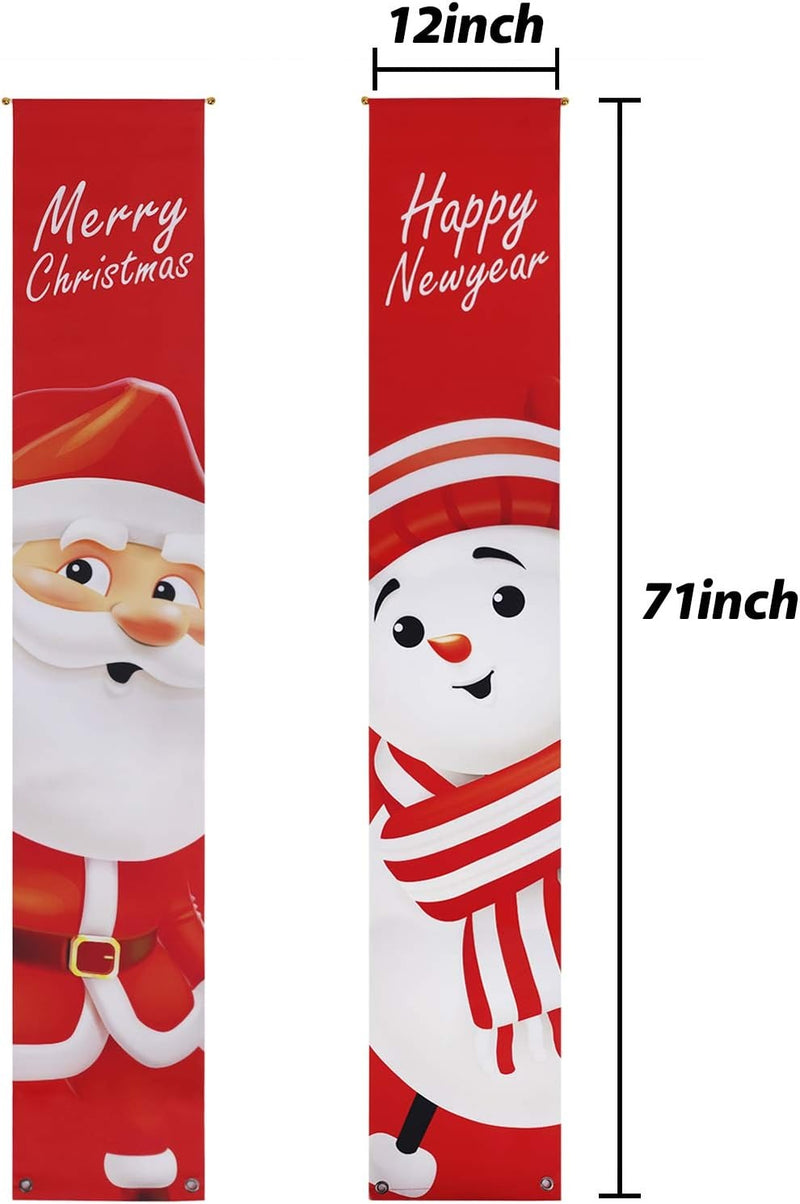 Banner Navideños Colgantes Pancartas Decoración - Set 2