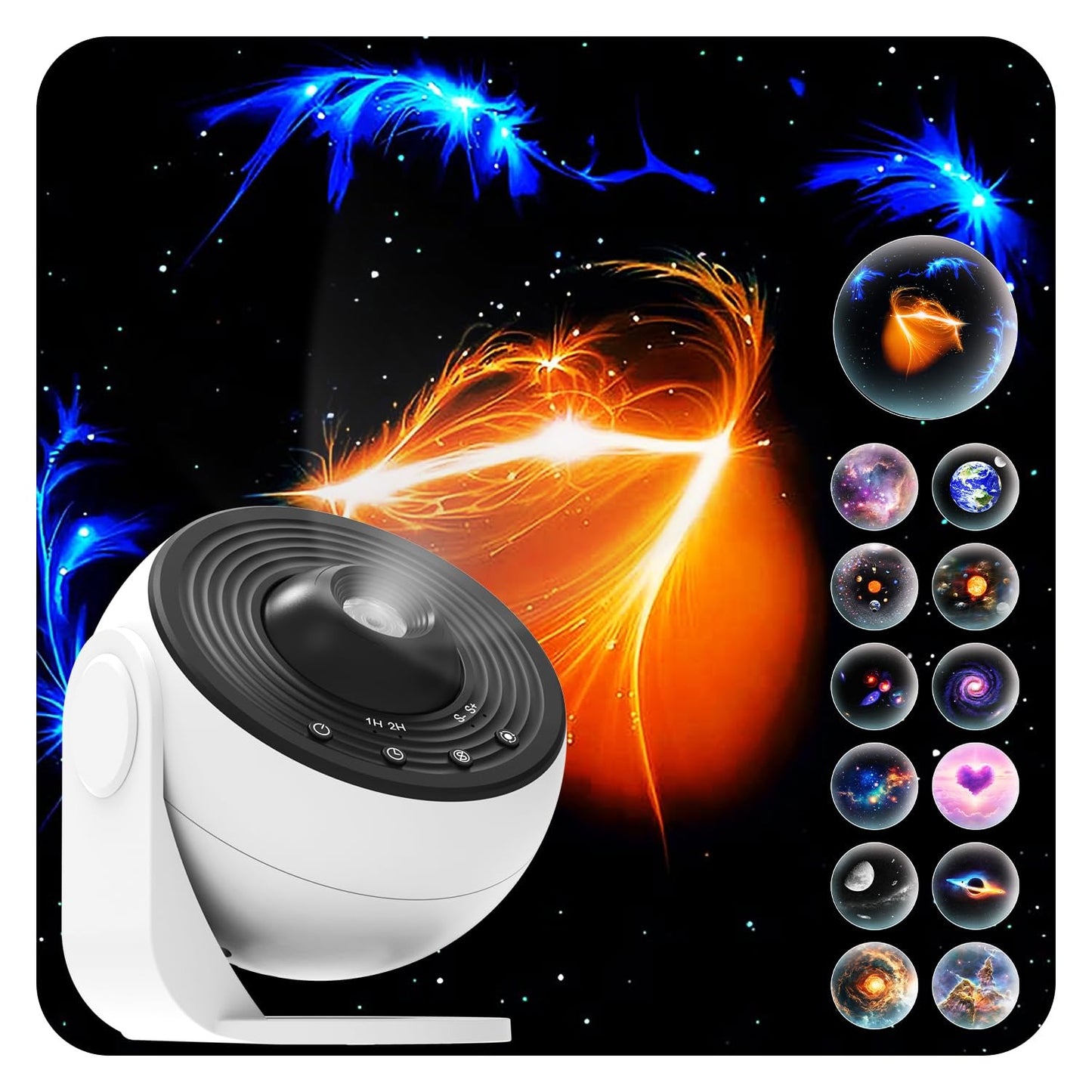 Proyector Planetario Galaxy Star 12 en 1