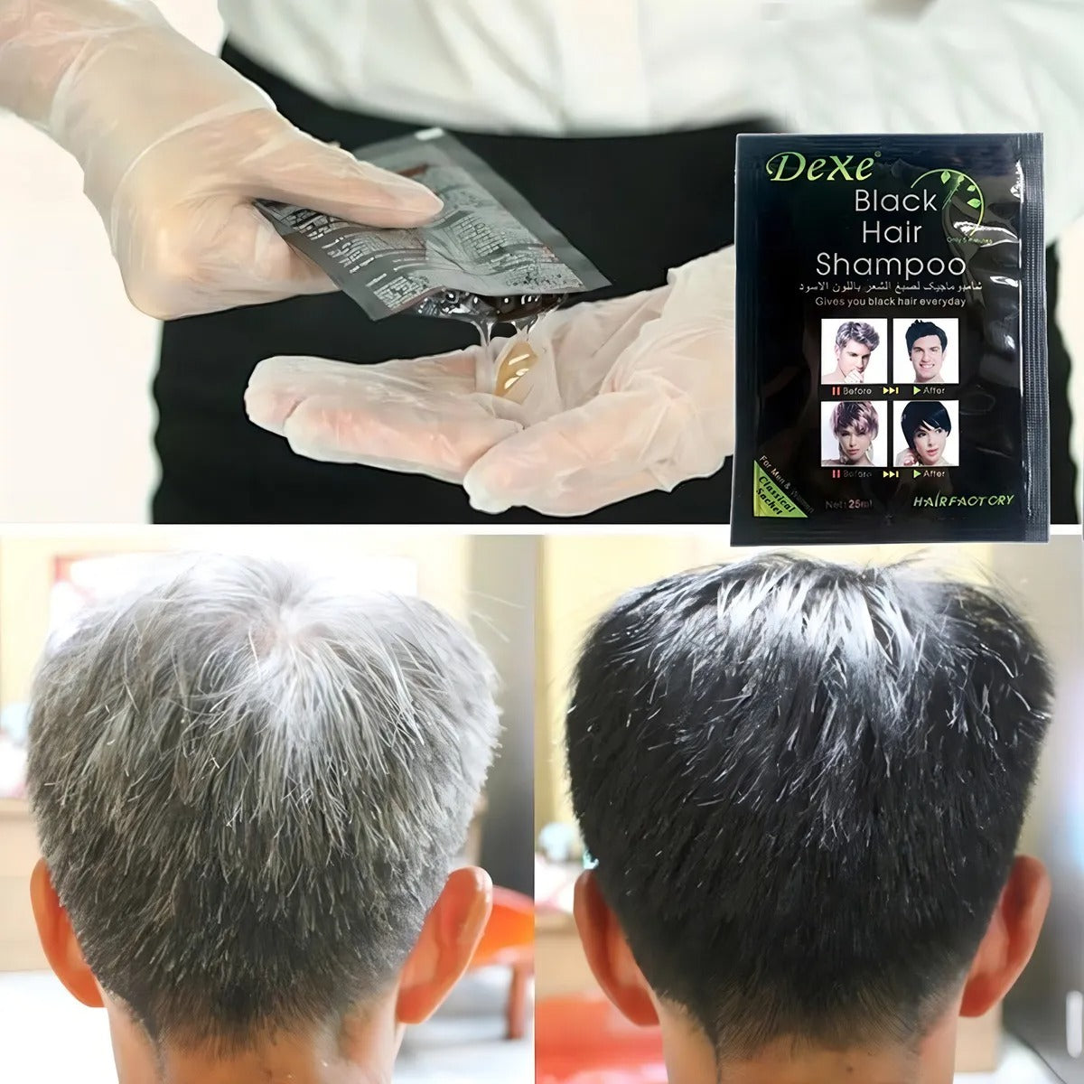 Shampoo Colorante ultra premiun- DexeBlack