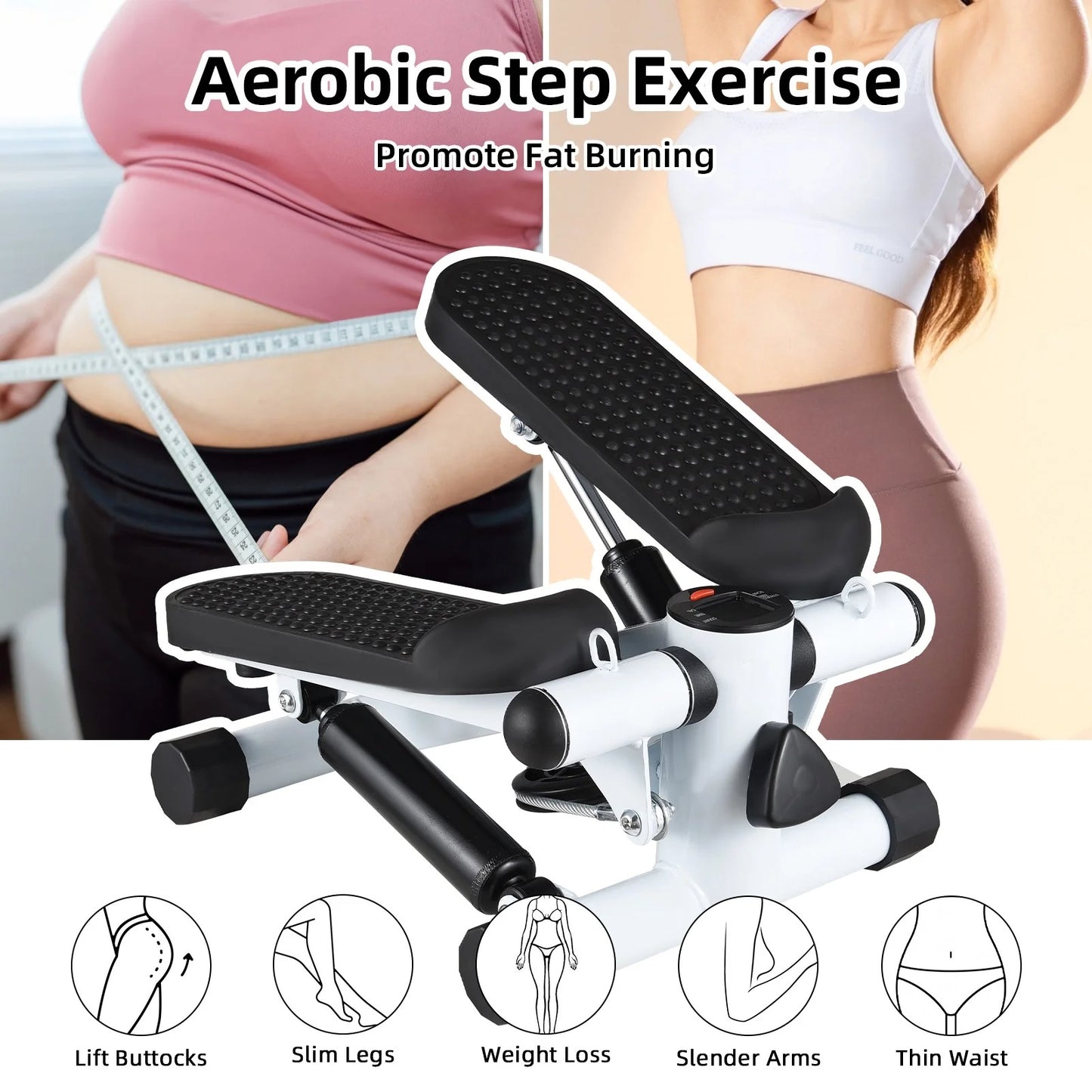 Escaladora Compacta Entrenamiento Completo - Mini Stepper 2.0