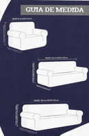 Forro de Mueble  3-2-1 Color Entero – Set de Fundas Premium