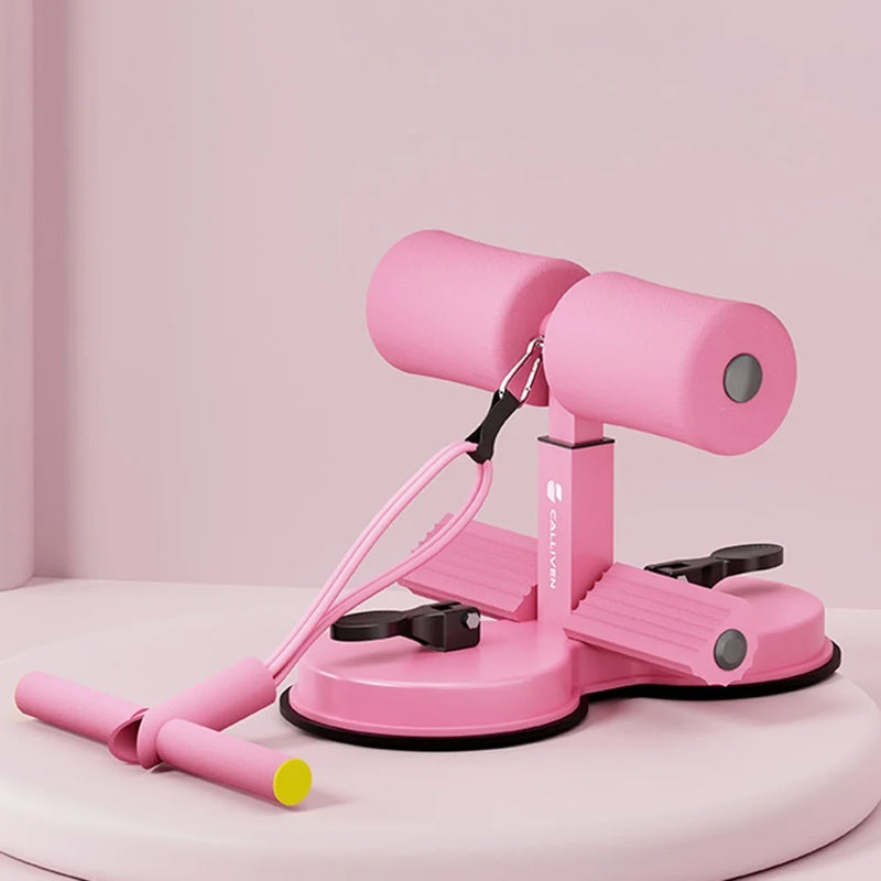 Barra Abdominal Multifunción con Ventosas y Soporte Ajustable – 3 en 1