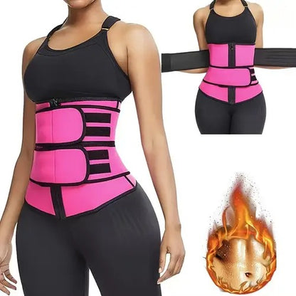 Faja Moldeadora de Cintura en Neopreno con - Doble Velcro y Alta Compresión