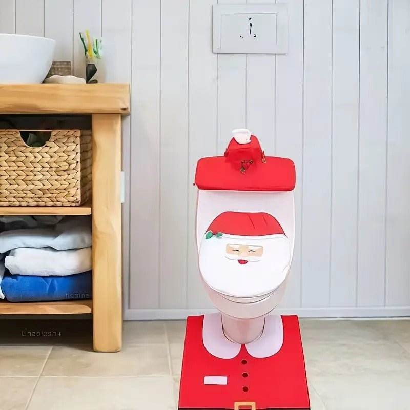 Set Navideño de Baño 3 Piezas -  SantaBath