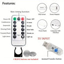 Cortina de Luces LED Blancas USB (300 LEDs)