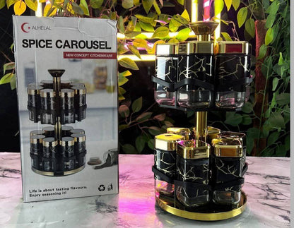 CARRUSEL DE CONDIMENTOS 2 PISOS - BLACK FREE