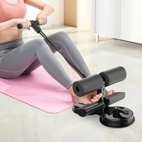 Barra Abdominal Multifunción con Ventosas y Soporte Ajustable – 3 en 1