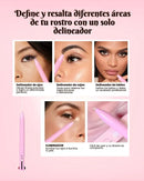 Lápiz de Maquillaje 4 en 1 (Labial, Cejas, Delineador e Iluminador)