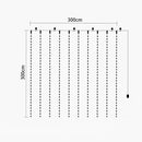 Cortina de Luces LED Multicolor con Control (3×3 m / 3×2 m)