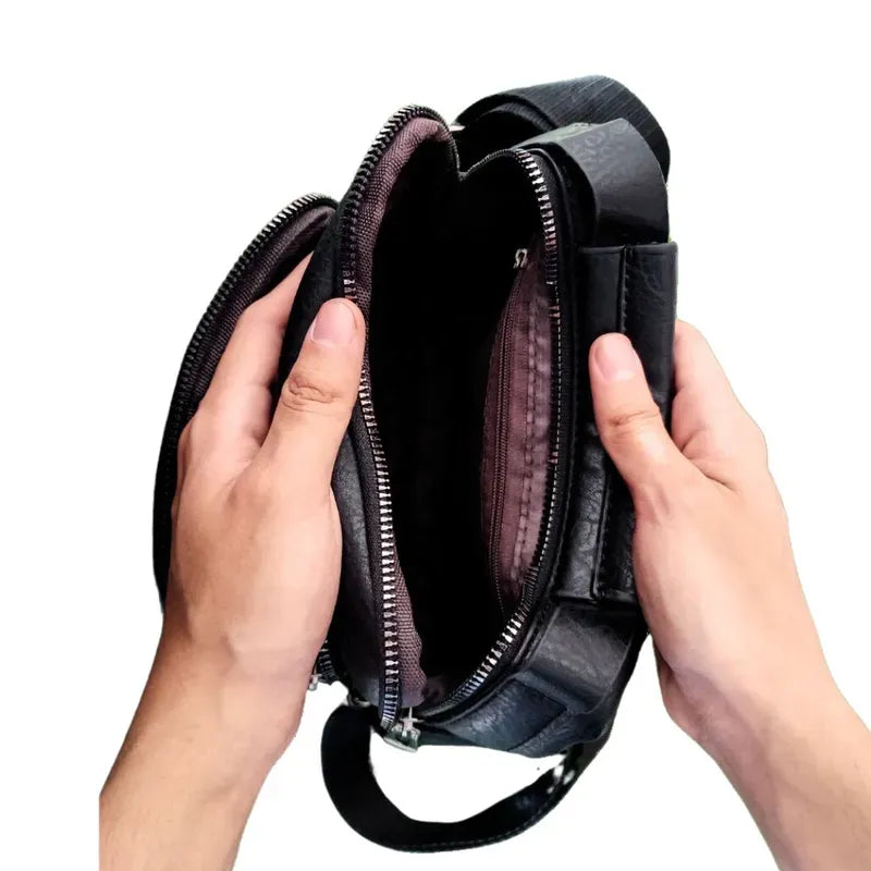 Morral para Hombre en Cuero de Alta Calidad