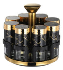 CARRUSEL DE CONDIMENTOS DE 1 PISO - black