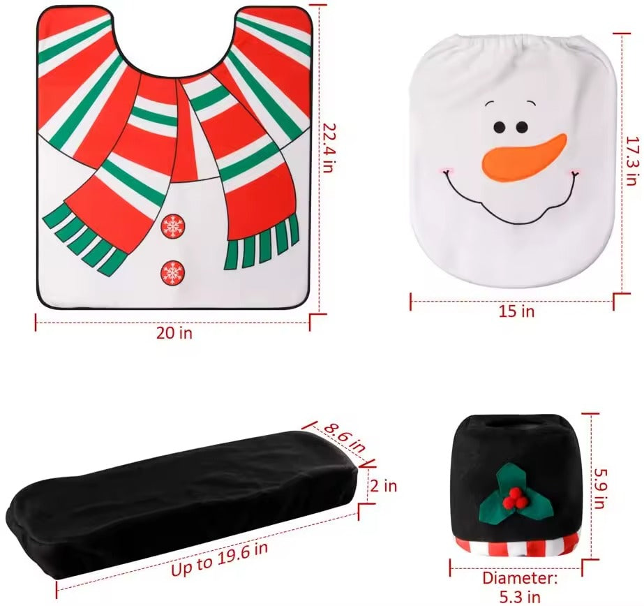 Set Navideño de Baño 3 Piezas -  SantaBath
