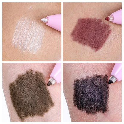 Lápiz de Maquillaje 4 en 1 (Labial, Cejas, Delineador e Iluminador)