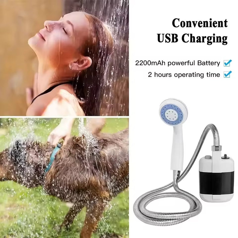 Ducha Portátil Eléctrica Recargable USB