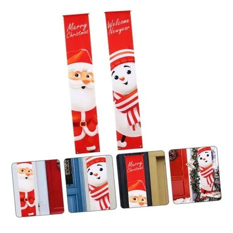 Banner Navideños Colgantes Pancartas Decoración - Set 2