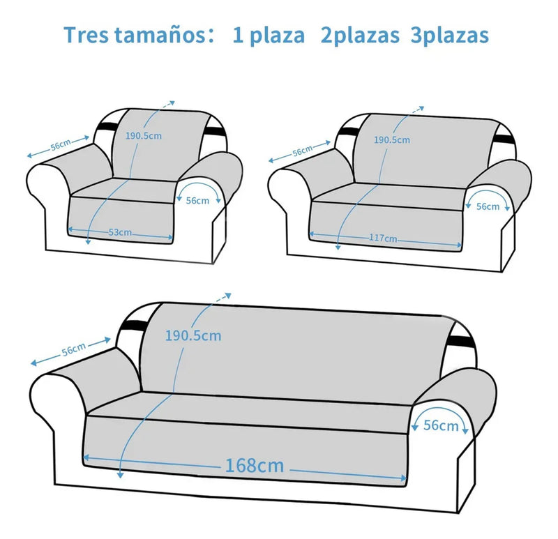 Cobertor de Sofá 3-2-1 para Protección y Estilo -  CoverLux