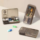 Pastillero Diario 3 en 1 con Cortador y Pulverizador – MediSmart