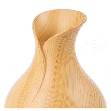 Humidificador Aromaterapia - Forma cantaro estilo madera
