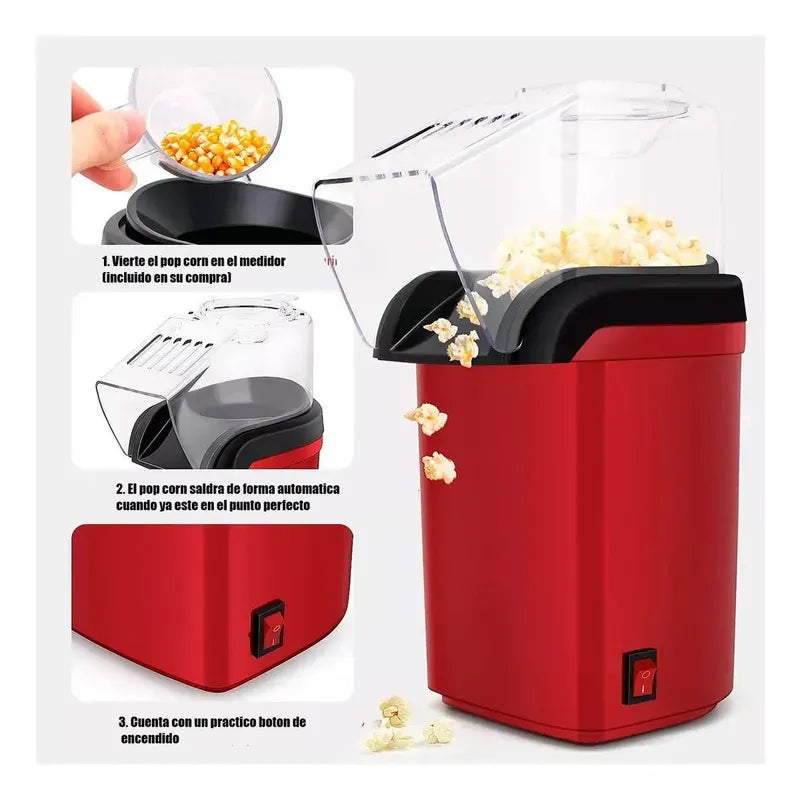 Máquina de Palomitas Sin Aceite para Cine en Casa – PopMaster
