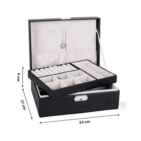 Joyero Organizador 3 En 1 Doble Tapa
