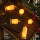 SET 12 LAMPARAS DE VELAS NAVIDEÑAS- ESTILO PREMIUN