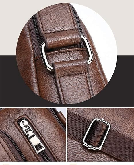 Morral para Hombre en Cuero de Alta Calidad