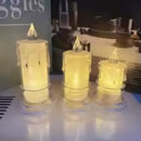 SET 12 LAMPARAS DE VELAS NAVIDEÑAS- ESTILO PREMIUN