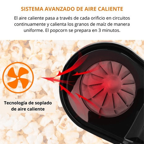 Máquina de Palomitas Sin Aceite para Cine en Casa – PopMaster
