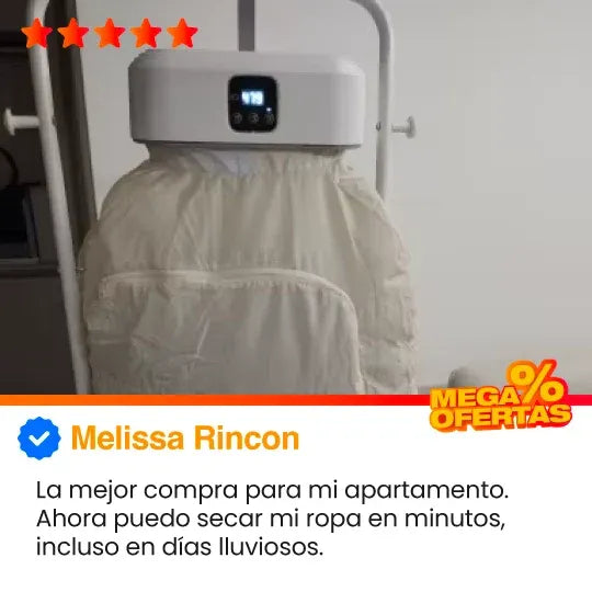 SECADORA DE ROPA PRACTICA Y PLEGABLE