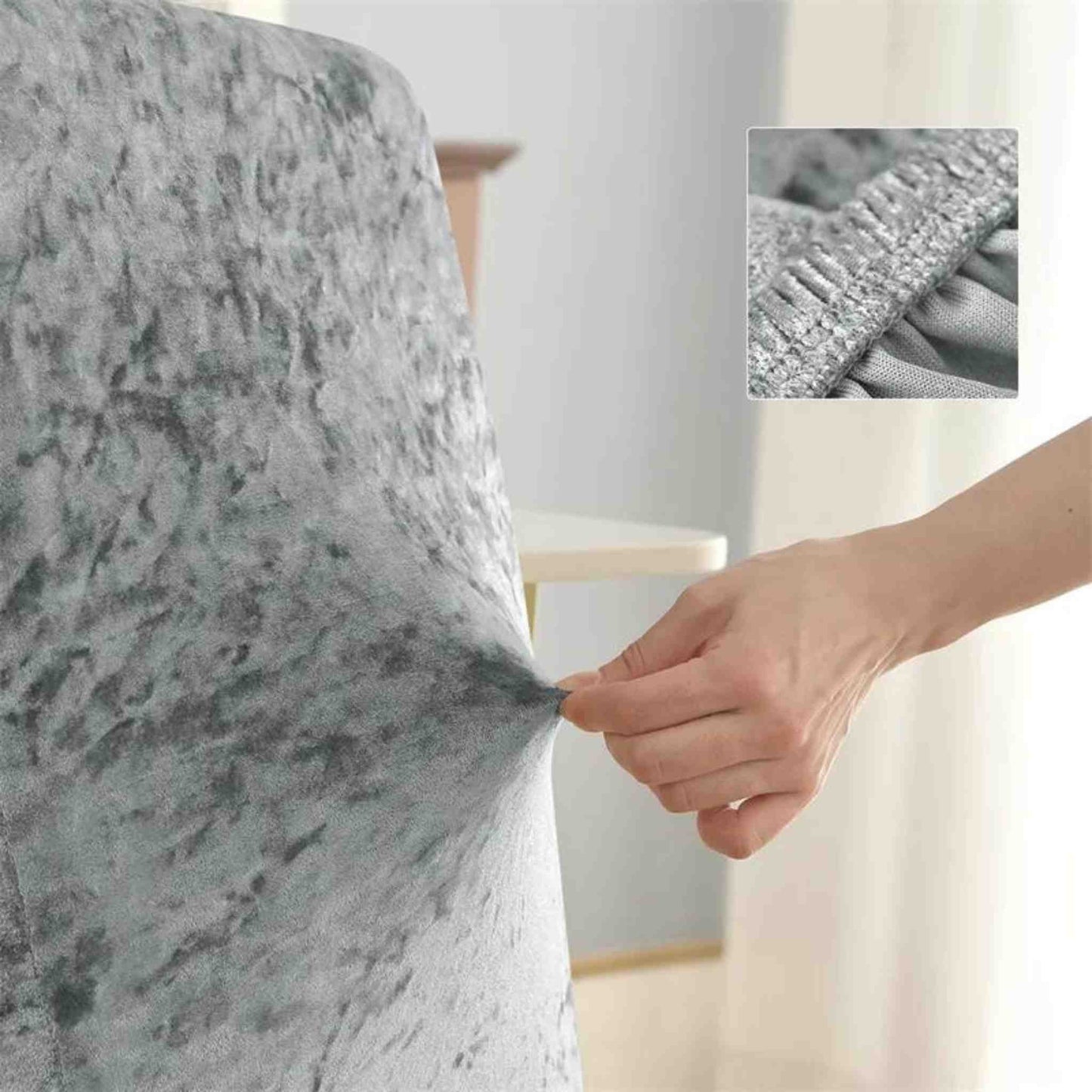 Funda de Mueble Terciopelo 3-2-1 + 6 cojines