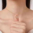 COLLAR TRÉBOL DE CORAZONES