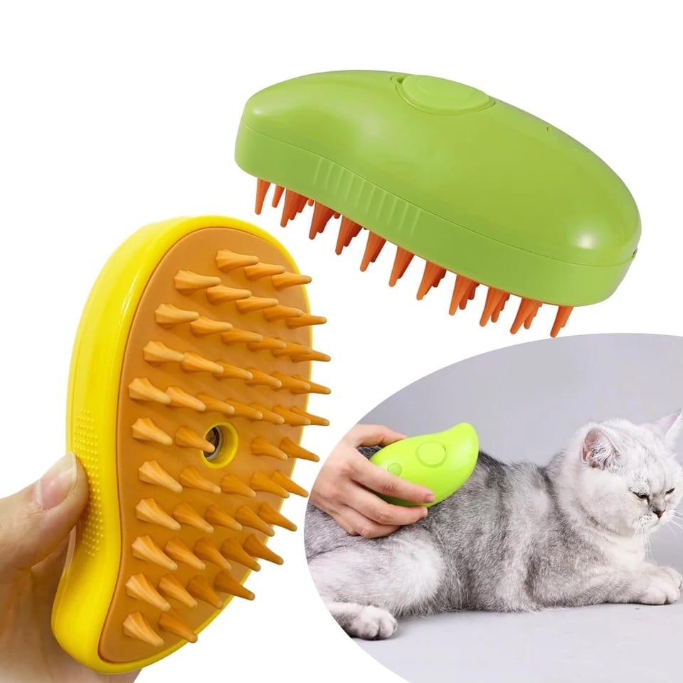 Cepillo De Vapor Para Mascotas Para Mudar De Pelo 3 en 1