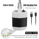 Ducha Portátil Eléctrica Recargable USB