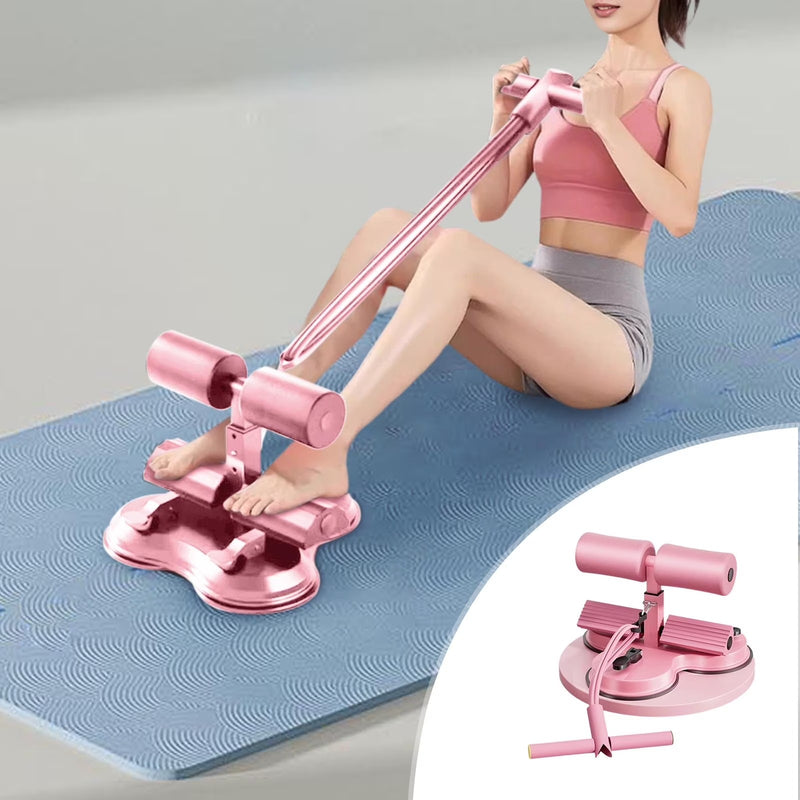 Barra Abdominal Multifunción con Ventosas y Soporte Ajustable – 3 en 1