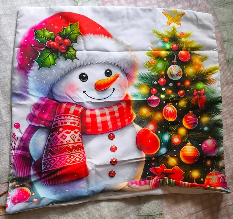 Fundas de Cojín Navideñas 43×43 cm - Pack de 6