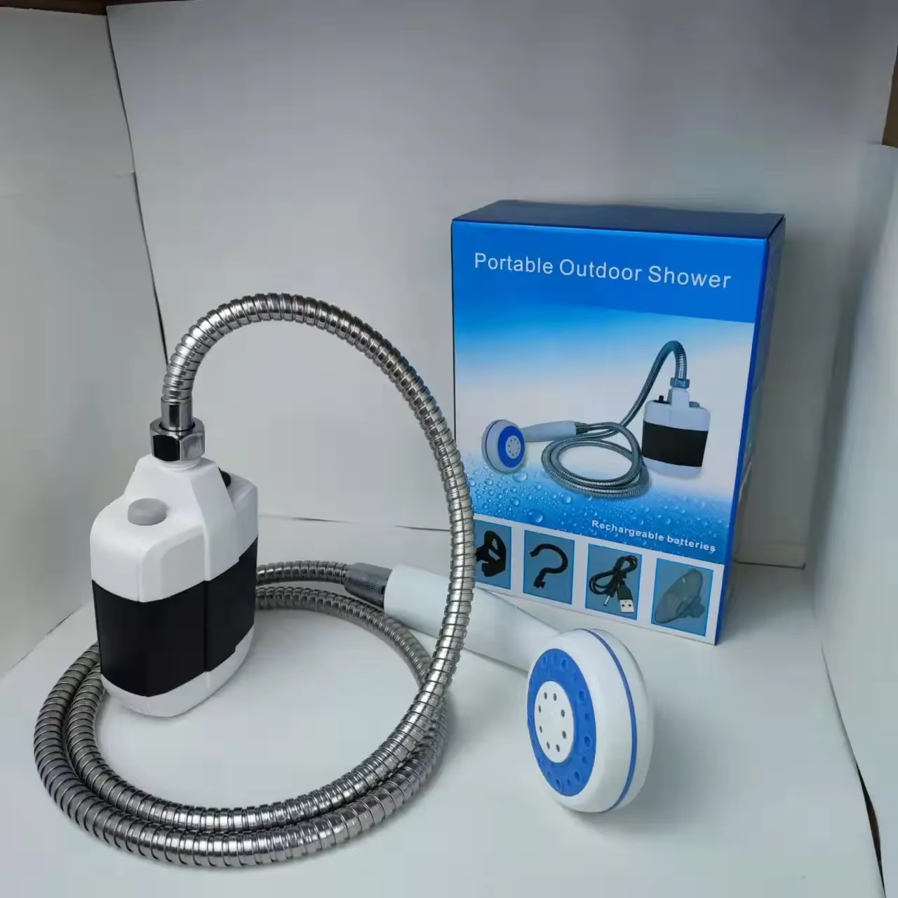 Ducha Portátil Eléctrica Recargable USB