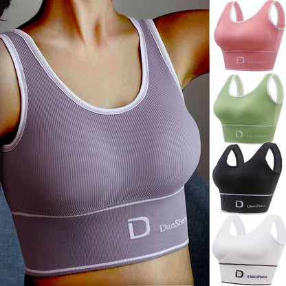 🏋🏼‍♀️TopFit Seamless Pro – Sujetador Deportivo 3 x 100 🤸🏻‍♀️
