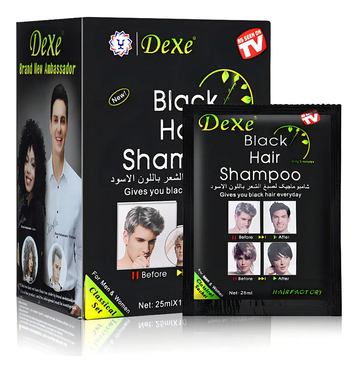 Shampoo Colorante ultra premiun- DexeBlack